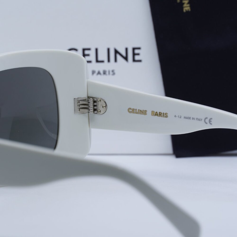 Celine CL40224I 25C Sunglasses - White Frame, Mirror Lenses - Lowest Price! - Picture 10 of 12